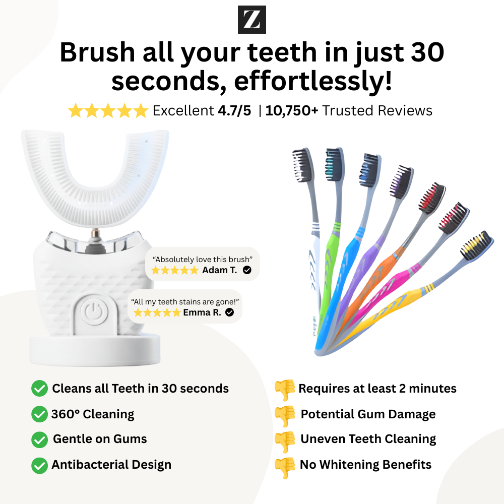 Whiter Teeth, Healthier Gums — Every Brush, Every Day.