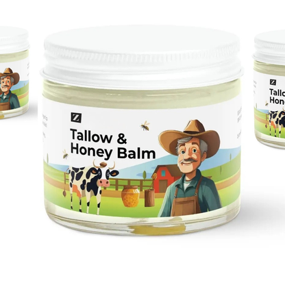 From flare-ups to calm skin, moisturizing, healing, protecting Tallow & Honey Balm