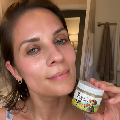 From flare-ups to calm skin, moisturizing, healing, protecting Tallow & Honey Balm